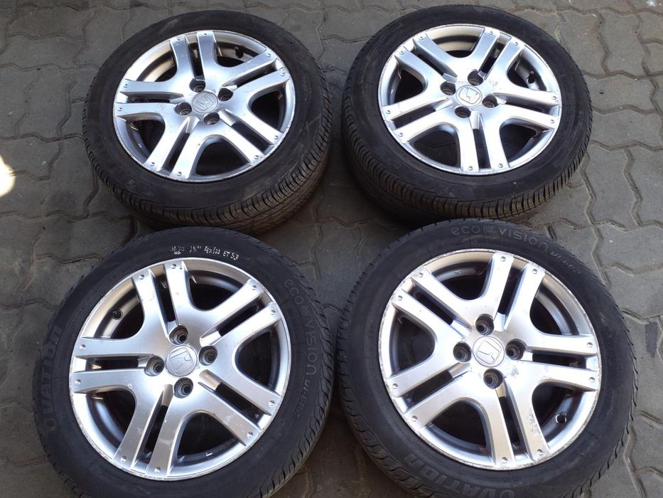 Jantes Honda R15 Com Pneus 185/55 Furação 4X100