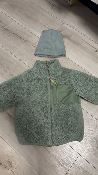 Тедді мишка кофта куртка 2-4 роки h&m  шапка зара zara з вушками