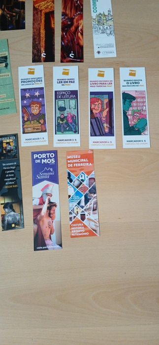 Marcadores de livros, novos