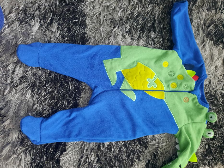 Пижама. домашний костюм. человечек .тёплый 1-3 года