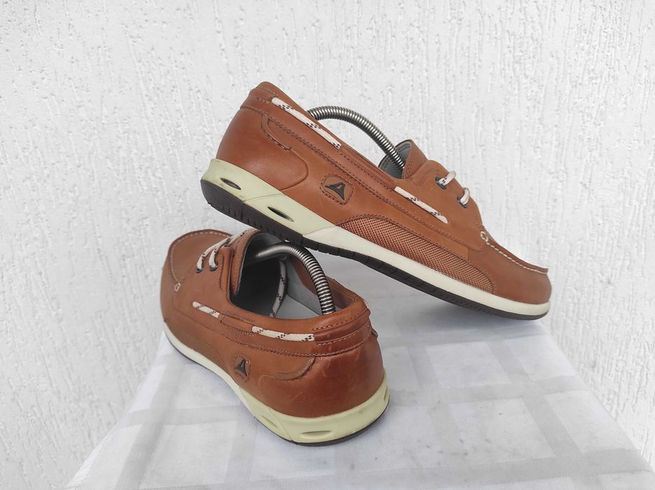 Брендовие туфли, мокасини кожанние Clarks р.45