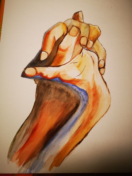 Aguarela sobre papel