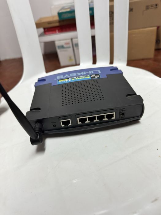 Linksys WRT54GL IEEE 802.11b/g Wireless Router.