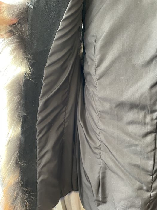 Жилетка з натурального хутра розмір XXS XS S меховая безрукавка