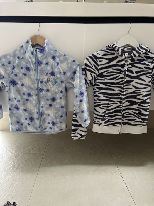 Флізові  теплі кофтини на змійці H&m, Old  Navi