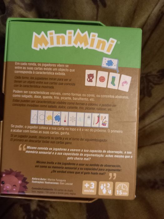 MiniMini jogo de cartas