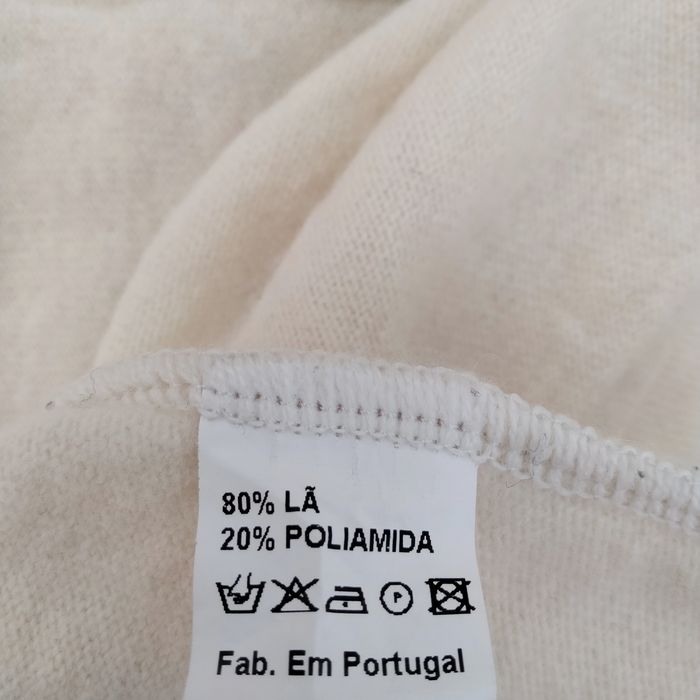 Camisola 80% lã branca