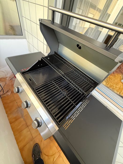 Barbecue churrasqueira a gás com 3 queimadores Naterial Kenton II