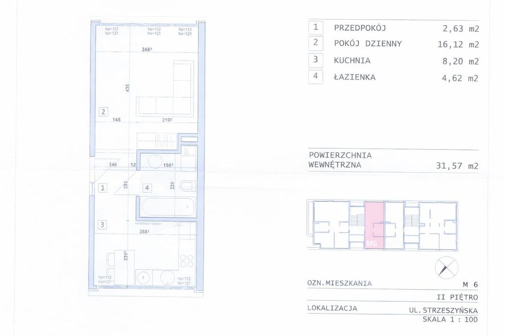 Na sprzedaż kawalerka z osobną kuchnią - Poznań ul. Strzeszyńska 263
