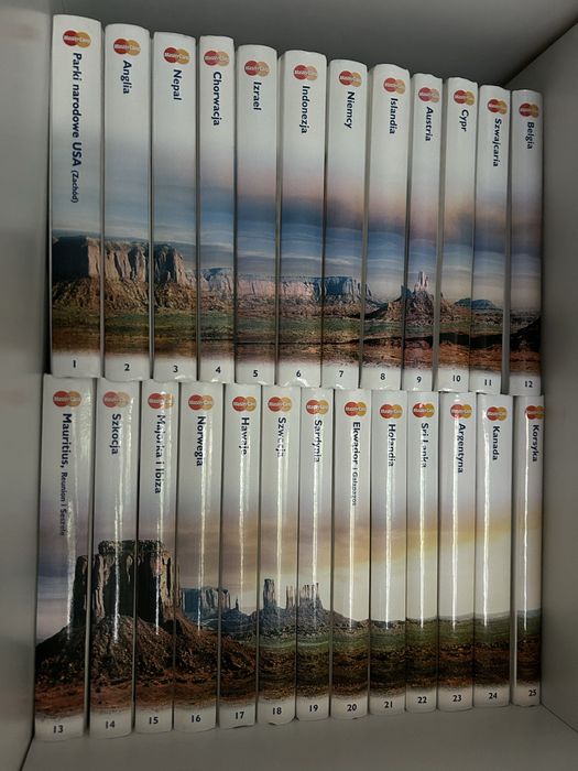 Książki „Podróże marzeń” - kolekcja 25 tomów (Gazeta Wyborcza)