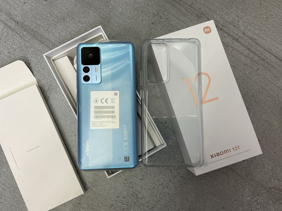 Новий телефон Xiaomi 12T 8/128gb blue amoled 120hz android NFC