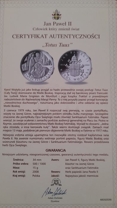 Jan Paweł ll - Totus Tuus Człowiek Który Zmienił Świat