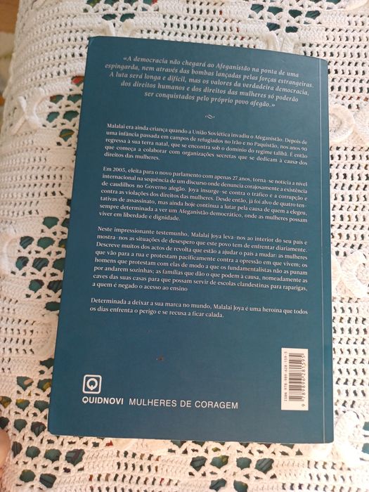 A Jóia Afegã, de Malalaia Joya