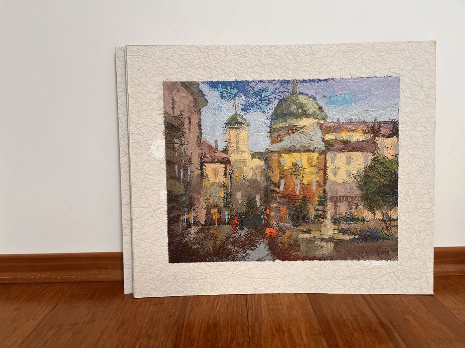 Картина Леоніда Ковриги. Площа Ринок.