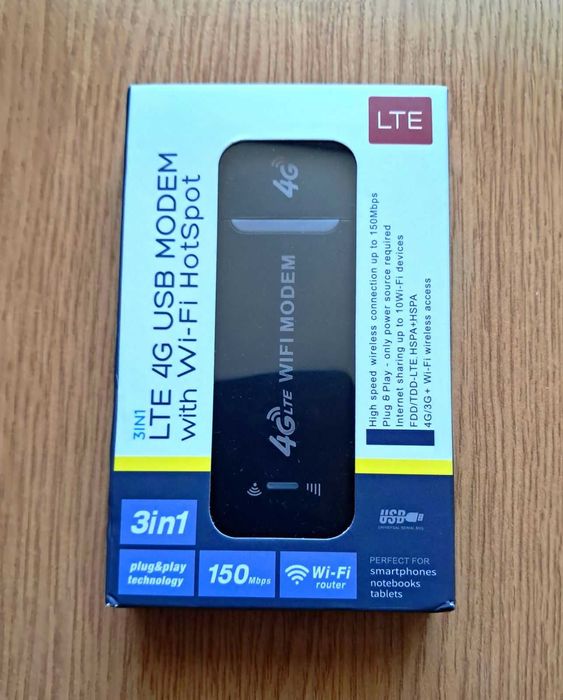 Модем 4G LTE з Wi-Fi, Роутер Wi-Fi на сім карту, Роутер для SIM-картки