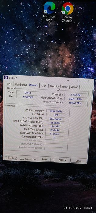 DDR4 HyperX Fury 16gb (8x2)