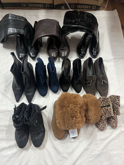 Секонд хенд оптом жіноче взуття зима демі ціна за 1 кг