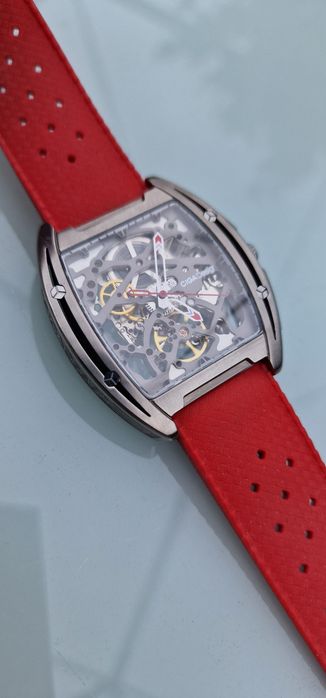 Ciga Design Skeleton Automatic Titanium - szafir , tytan - Tonneau