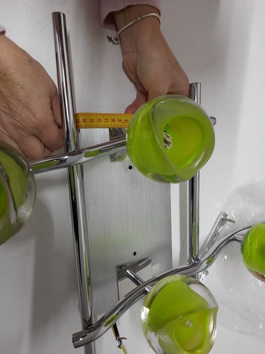 Candeeiro de teto em inox