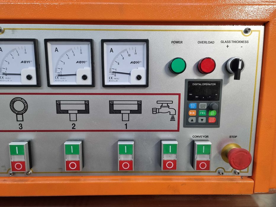 Szlifierka do szkła 9 głowicowa  polerka krawędziarka