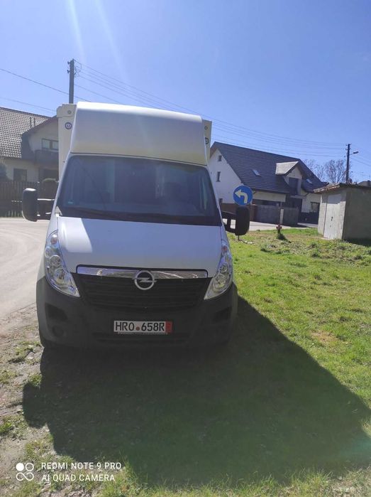 Opel Movano, kontener, zabudowa kurierska