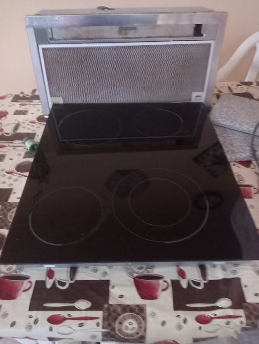Forno placa e exaustor elétricos