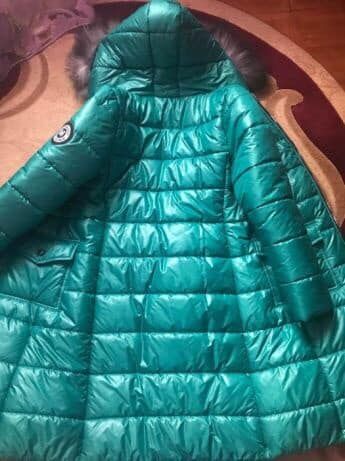 Куртка-пальто теплая пух.