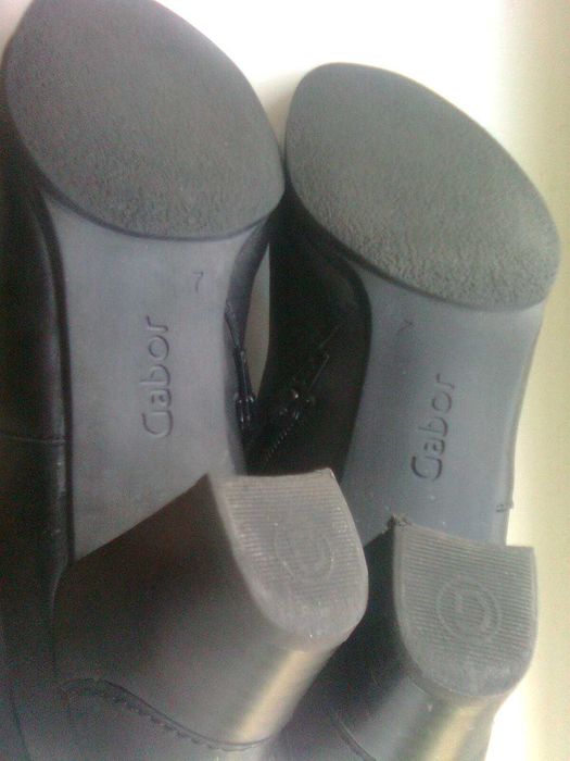 Кожаные, женские ботильоны gabor, р. 41