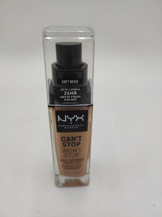 NYX Professional Makeup Can't Stop Won't Stop Podkład Kryjący Soft Beige