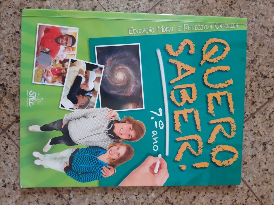 Manuais 7.º Ano, Françês, Educação Moral e Religiosa Católica