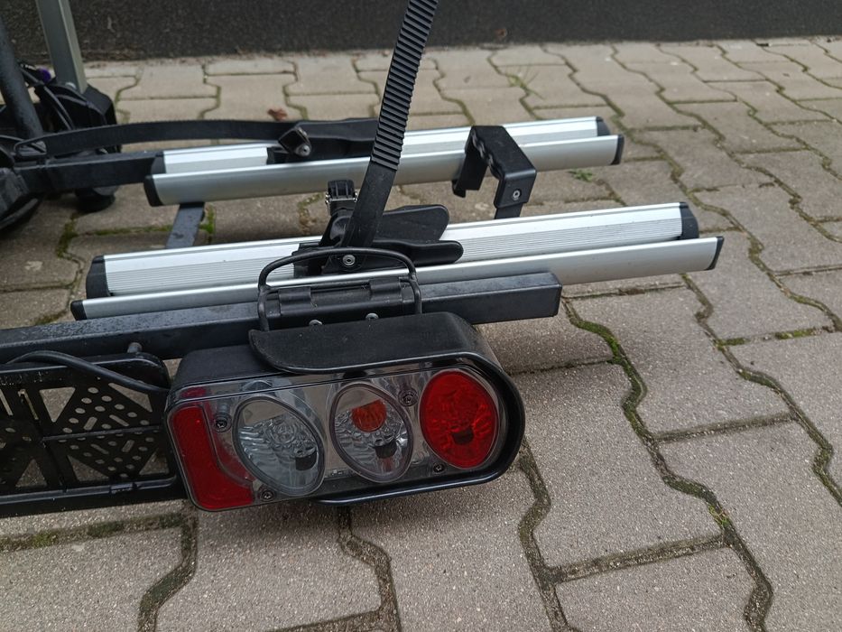 Bagażnik rowerowy BOSAL na hak 2 Rowery ELEKTRYCZNE 60kg rynna 143cm na koła