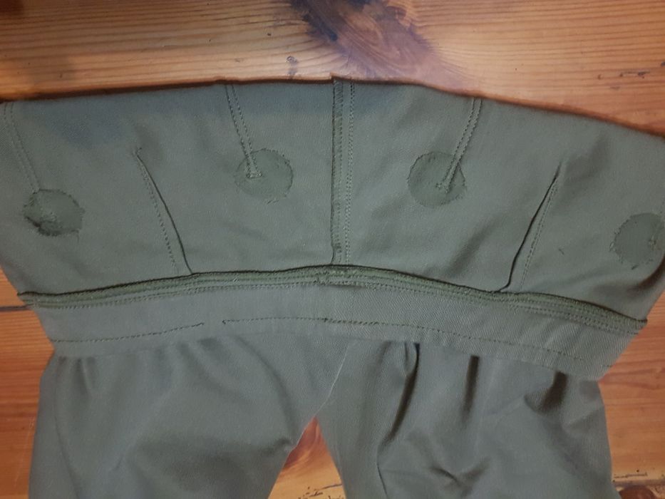 Spodnie z laycrą oliwkowe