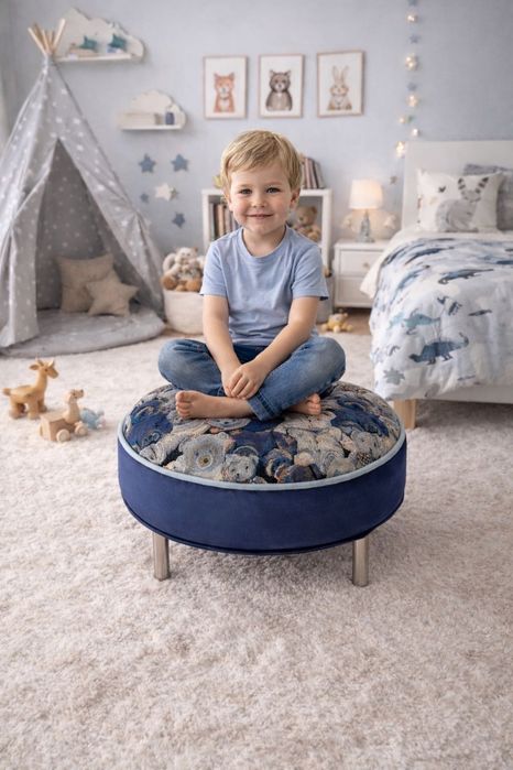 Pufa dziecięca hand made designerska