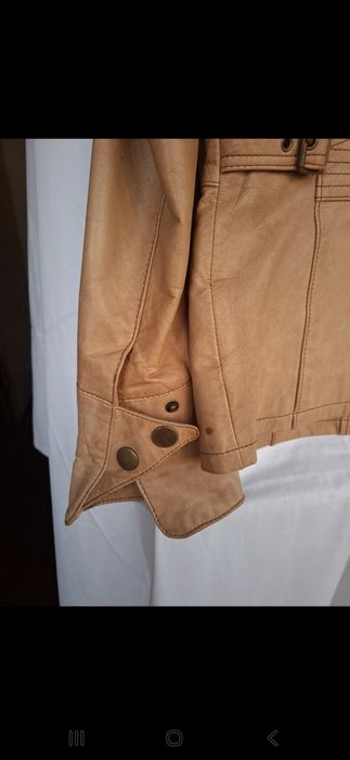 Casaco cabedal Quebramar - Mulher (M)