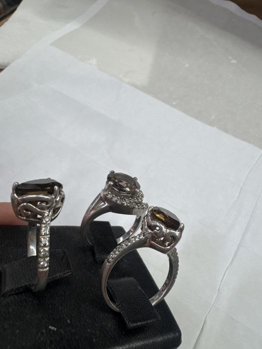 Каблучка срібло Топаз