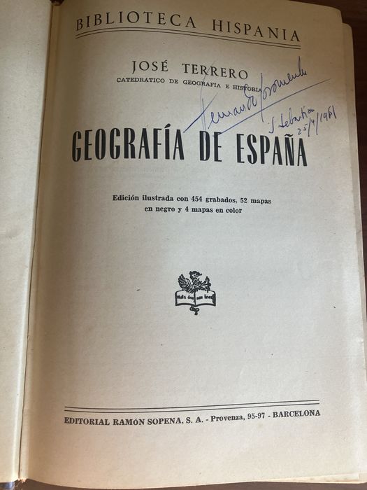Geografia de espana de 1958
