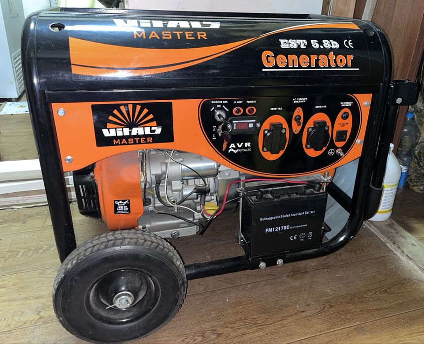Генератор бензиновий Vitals Master EST 5.8ba 6 кВт