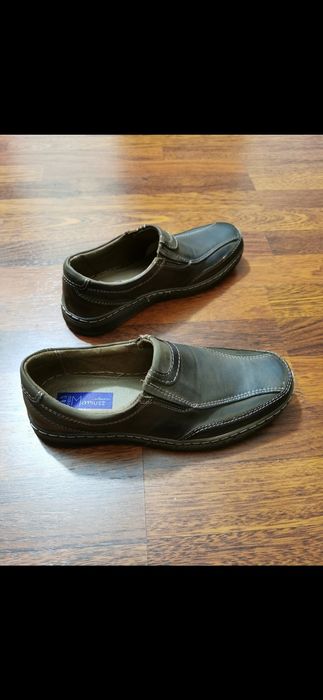 Skórzane Wsuwane Buty Męskie Lekkie Wygodne