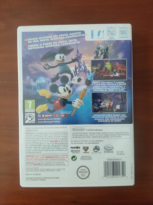 Jogos Nintendo Wii como novos