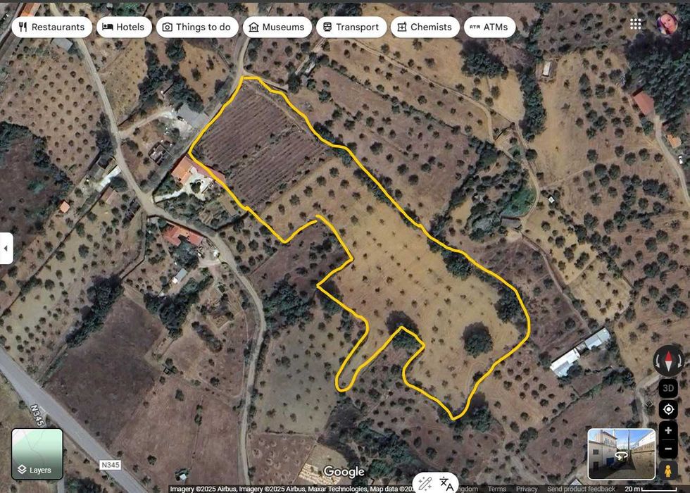 Terreno Rústico — Capinha, Fundão