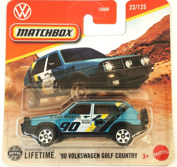 Matchbox Volkswagen Golf country MK2 model 1990