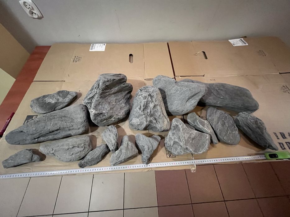 Skały do akwarium  WILD RHINO STONE 48 kg, aranżacja akwarium.