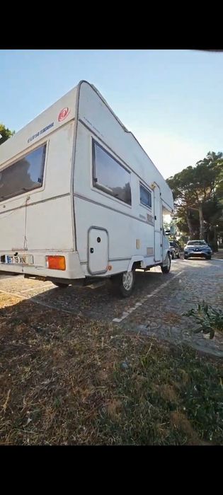 Autocaravana Eura Mobil / Fiat Ducato 1993 — Curta, econômica, painel.de 680w  e pronta a partir