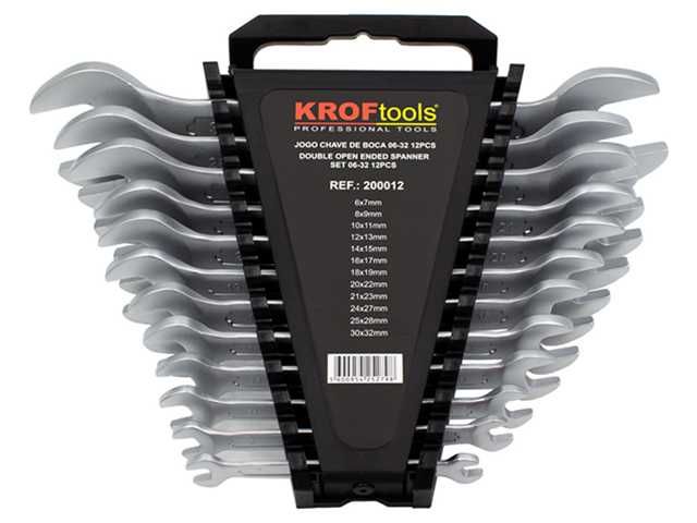 Jogo Chaves Bocas 6-32mm 12 Peças | Kroftools 200012