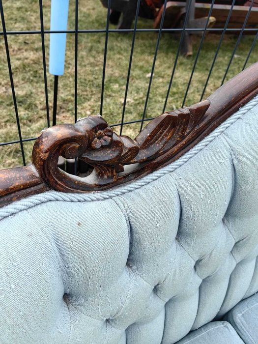 Zestaw wypoczynkowy sofa 3os+ 4x fotel +2x krzesło BAROK ANTYKI