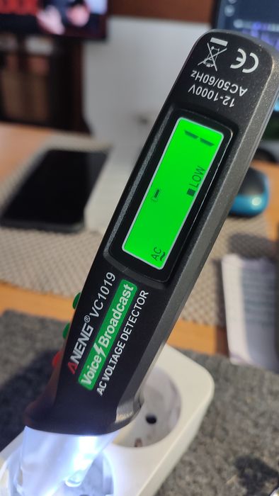 Medidor de energia 12-1000v