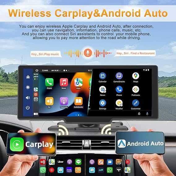 Radio samochodowe Apple Carplay Android 9,3-cala ekran dotykowym IPS