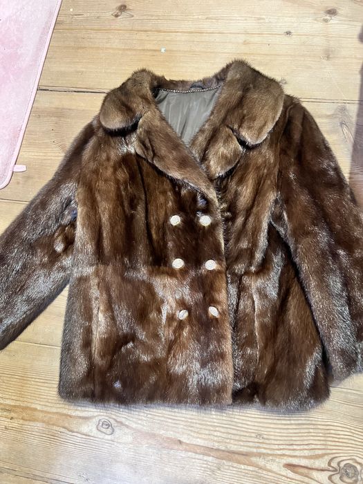 Futro naturalne z norek xl albo xxl