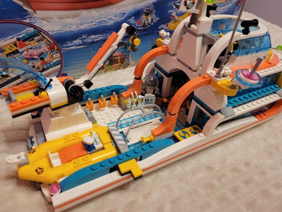 Zestaw lego friends 41381 statek łódź ratunkowa