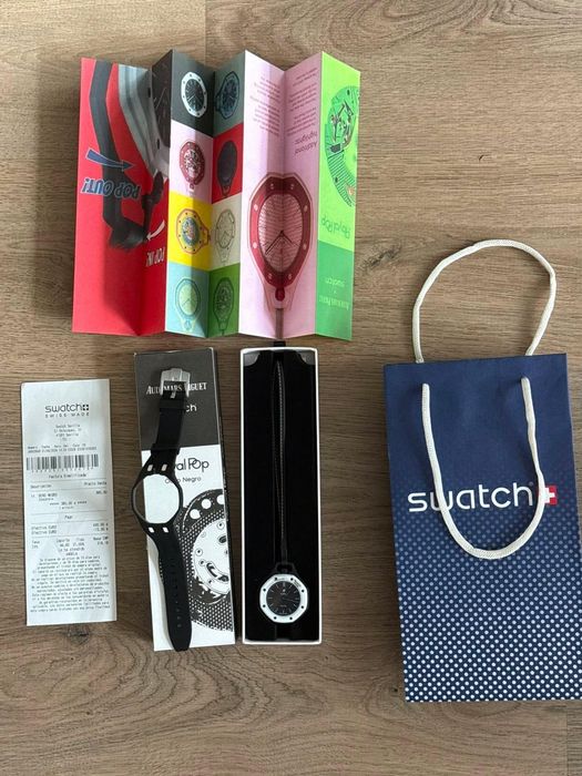 Audemars Piguet х часи Swatch Royal Pop в версии «Ocho Negro>>